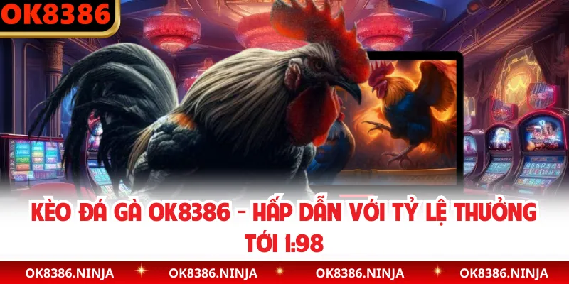 Kèo Đá Gà OK8386 - Hấp Dẫn Với Tỷ Lệ Thưởng Tới 1:98